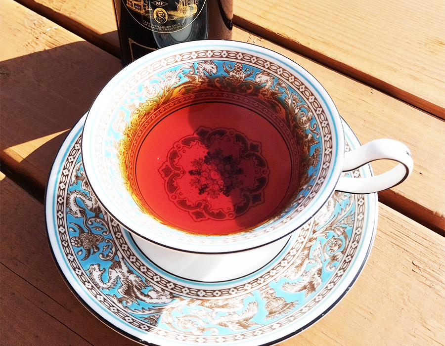 紅茶の良い香りも落着きます